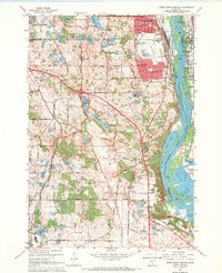 Download a high-resolution, GPS-compatible USGS topo map for Inver Grove Heights, MN (1969 edition)
