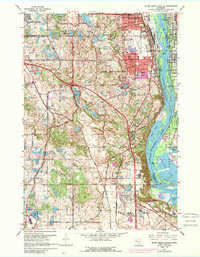 Download a high-resolution, GPS-compatible USGS topo map for Inver Grove Heights, MN (1989 edition)