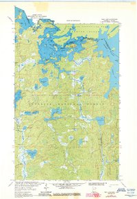 Download a high-resolution, GPS-compatible USGS topo map for Iron Lake, MN (1986 edition)