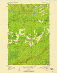 Download a high-resolution, GPS-compatible USGS topo map for Isaac Lake, MN (1958 edition)