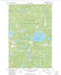 Download a high-resolution, GPS-compatible USGS topo map for Isabella Lake, MN (1982 edition)