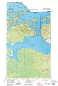 Download a high-resolution, GPS-compatible USGS topo map for Island View, MN (1987 edition)