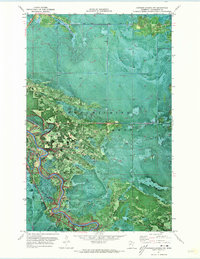preview thumbnail of historical topo map of Koochiching County, MN in 1971