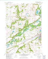 Download a high-resolution, GPS-compatible USGS topo map for Jordan West, MN (1982 edition)