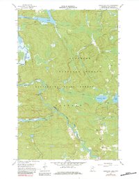 Download a high-resolution, GPS-compatible USGS topo map for Kabustasa Lake, MN (1984 edition)