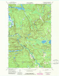 Download a high-resolution, GPS-compatible USGS topo map for Kabustasa Lake, MN (1987 edition)