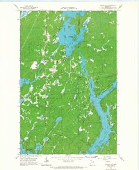 preview thumbnail of historical topo map of St. Louis County, MN in 1965