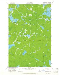 Download a high-resolution, GPS-compatible USGS topo map for Kawishiwi Lake, MN (1965 edition)