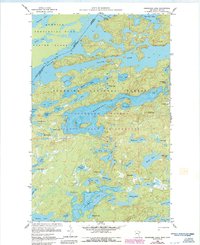 Download a high-resolution, GPS-compatible USGS topo map for Kekekabic Lake, MN (1986 edition)