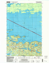 Download a high-resolution, GPS-compatible USGS topo map for Kempton Bay, MN (2003 edition)