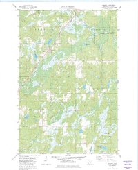 Download a high-resolution, GPS-compatible USGS topo map for Kerrick, MN (1982 edition)