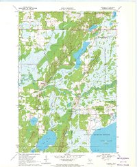 preview thumbnail of historical topo map of Aitkin County, MN in 1970