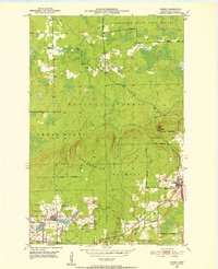 Download a high-resolution, GPS-compatible USGS topo map for Kinney, MN (1952 edition)