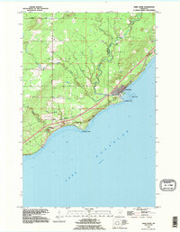 Download a high-resolution, GPS-compatible USGS topo map for Knife River, MN (1995 edition)