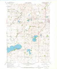 Download a high-resolution, GPS-compatible USGS topo map for Lake Benton NE, MN (1969 edition)