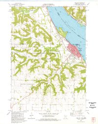 Download a high-resolution, GPS-compatible USGS topo map for Lake City, MN (1977 edition)