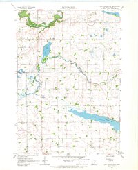 Download a high-resolution, GPS-compatible USGS topo map for Lake Hanska West, MN (1968 edition)