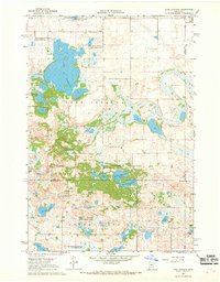 Download a high-resolution, GPS-compatible USGS topo map for Lake Johanna, MN (1968 edition)