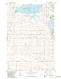 Download a high-resolution, GPS-compatible USGS topo map for Lake Lillian, MN (1983 edition)