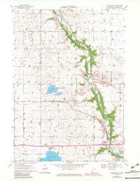Download a high-resolution, GPS-compatible USGS topo map for Lakefield NE, MN (1982 edition)