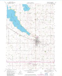 Download a high-resolution, GPS-compatible USGS topo map for Lakefield, MN (1982 edition)