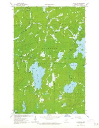Download a high-resolution, GPS-compatible USGS topo map for Lapond Lake, MN (1965 edition)