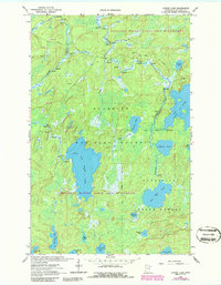 Download a high-resolution, GPS-compatible USGS topo map for Lapond Lake, MN (1986 edition)