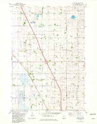 Download a high-resolution, GPS-compatible USGS topo map for Lawndale, MN (1981 edition)