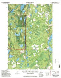 Download a high-resolution, GPS-compatible USGS topo map for Lawrence Lake West, MN (1998 edition)