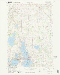 1974 Map of Lindstrom, 1976 Print