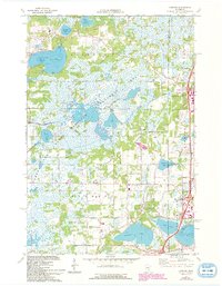 1974 Map of Linwood, 1993 Print