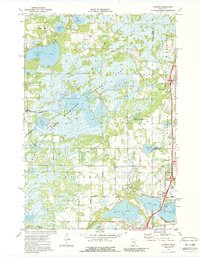 1974 Map of Linwood, 1988 Print