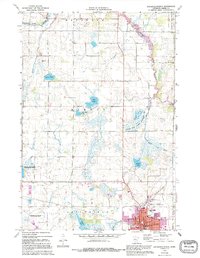 Download a high-resolution, GPS-compatible USGS topo map for Litchfield North, MN (1995 edition)