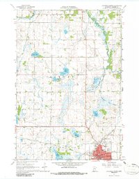 Download a high-resolution, GPS-compatible USGS topo map for Litchfield North, MN (1986 edition)
