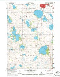 Download a high-resolution, GPS-compatible USGS topo map for Litchfield South, MN (1986 edition)