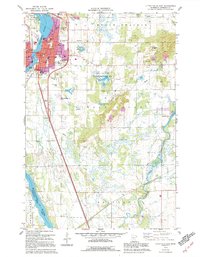 preview thumbnail of historical topo map of Morrison County, MN in 1978