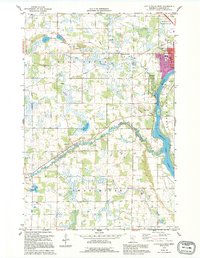 Download a high-resolution, GPS-compatible USGS topo map for Little Falls West, MN (1995 edition)