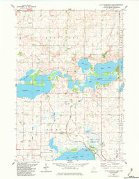 Download a high-resolution, GPS-compatible USGS topo map for Little Kandiyohi Lake, MN (1983 edition)