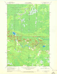 preview thumbnail of historical topo map of Aitkin County, MN in 1970