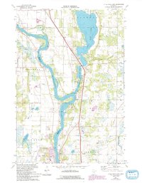 Download a high-resolution, GPS-compatible USGS topo map for Little Rock Lake, MN (1993 edition)