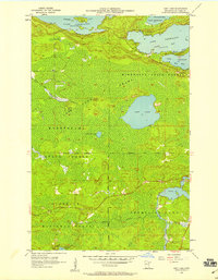 Download a high-resolution, GPS-compatible USGS topo map for Lost Lake, MN (1958 edition)