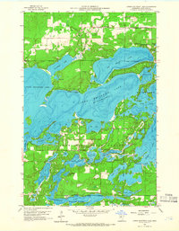 Download a high-resolution, GPS-compatible USGS topo map for Lower Whitefish Lake, MN (1966 edition)