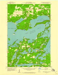 Download a high-resolution, GPS-compatible USGS topo map for Lower Whitefish Lake, MN (1960 edition)
