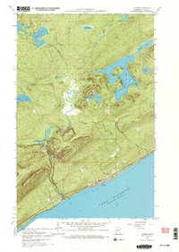 Download a high-resolution, GPS-compatible USGS topo map for Lutsen, MN (1972 edition)