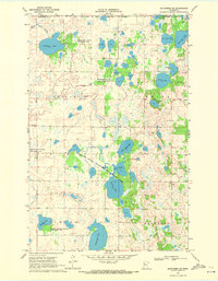 Download a high-resolution, GPS-compatible USGS topo map for Mahnomen NE, MN (1972 edition)