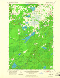 Download a high-resolution, GPS-compatible USGS topo map for Makinen, MN (1965 edition)