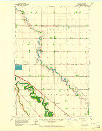 preview thumbnail of historical topo map of Polk County, MN in 1963
