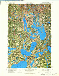 Download a high-resolution, GPS-compatible USGS topo map for Mantrap Lake, MN (1974 edition)