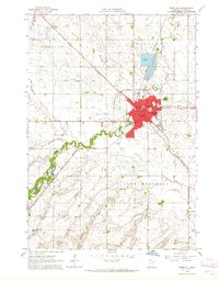 Download a high-resolution, GPS-compatible USGS topo map for Marshall, MN (1964 edition)