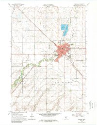 Download a high-resolution, GPS-compatible USGS topo map for Marshall, MN (1989 edition)